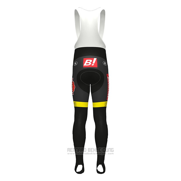 2022 Fahrradbekleidung Bingoal WB Gelb Trikot Langarm und Tragerhose
